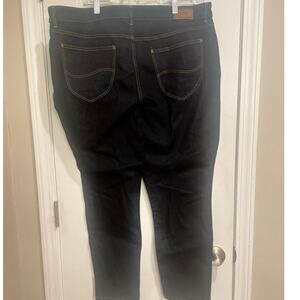 Lee Rider Jeans High Rise Skinny Ankle, Dark Wash Women's, A63